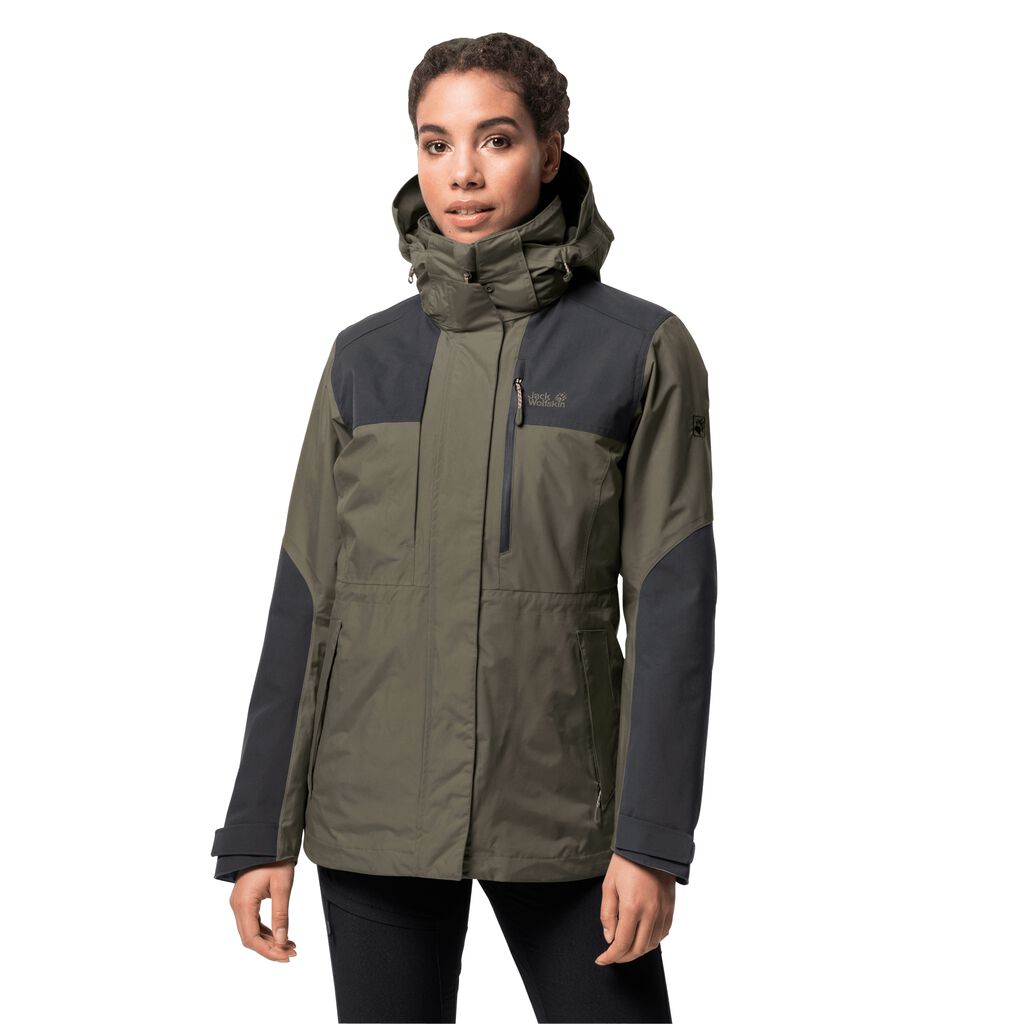 Jack Wolfskin THORI Vestes Femme Gris - NCAUOBR-47